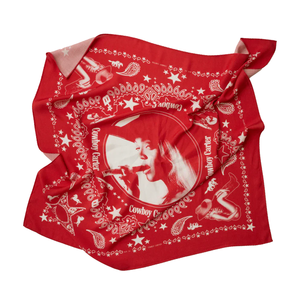 COWBOY CARTER SATIN BANDANA