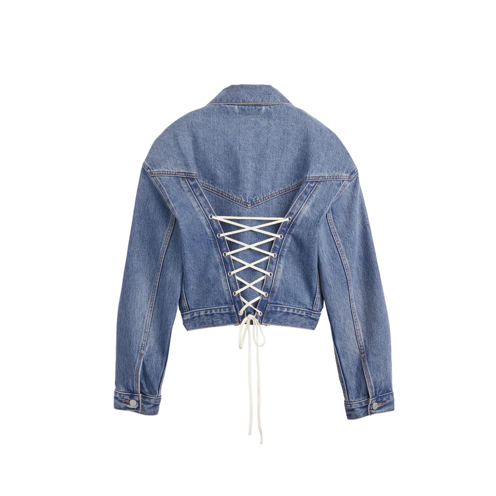 BEYONCÉ X LEVI’S® ‘90S SHRUNKEN TRUCKER LACED UP