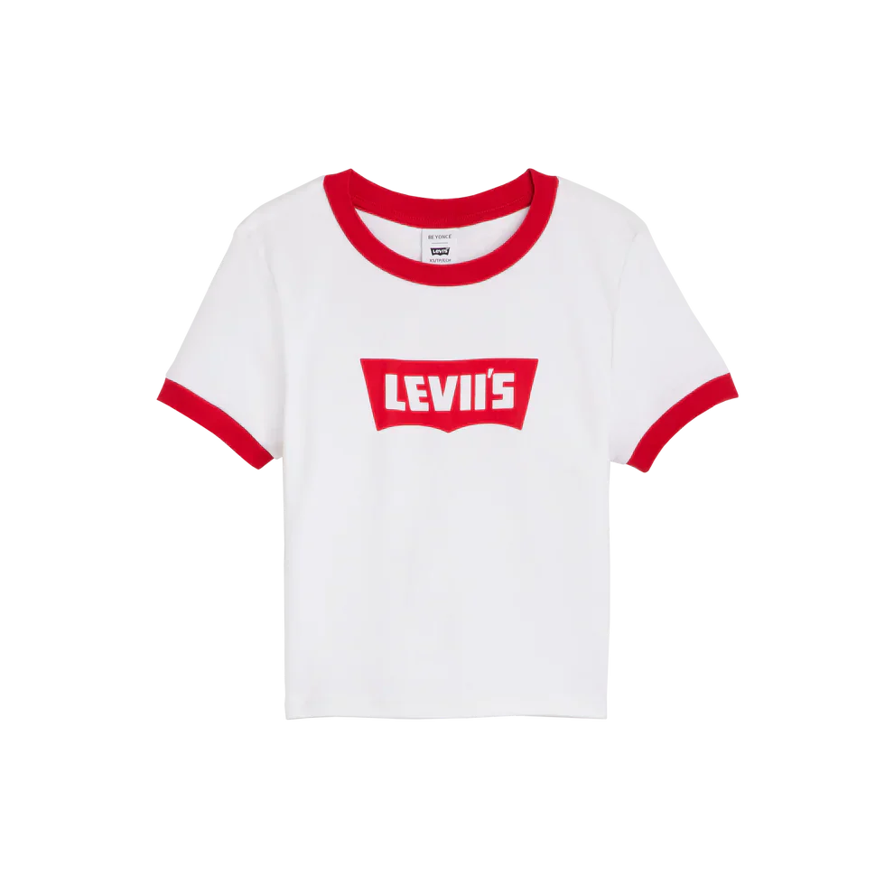 BEYONCÉ X LEVI'S® GRAPHIC ESSENTIAL SPORTY RINGER TEE